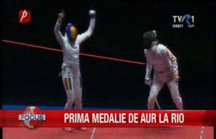 Prima medalie de aur la Rio