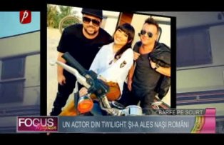 Un actor din Twilight şi-a ales naşi români