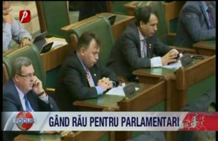 Gand rau pentru parlamentari