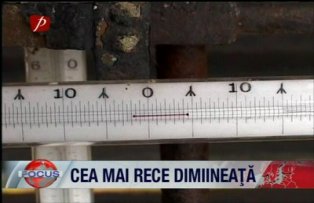 Cea mai rece dimineata