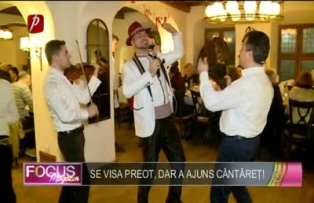 Daniel Trifu se visa preot, dar a ajuns cântăreţ! "Decât preot petrecăreţ, mai bine cântăreţ credincios!"