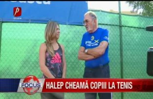 Halep cheamă copiii la tenis