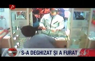 S-a deghizat si a furat