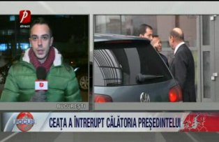 Ceaţa a încurcat călătoria Preşedintelui