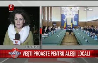 Vesti proaste pentru alesii locali