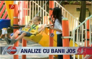 Analize cu banii jos