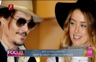 Şoc la Hollywood!  Depp şi Amber Heard divorţează!