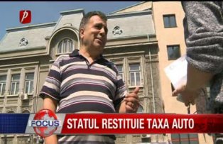 Statul restituie taxa auto