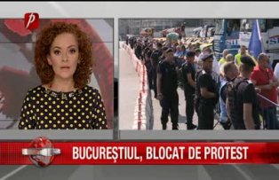 Bucurestiul, blocat de protest