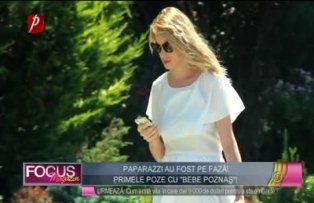 Paparazzi au fost pe fază! Primele poze cu "bebe poznaş"!