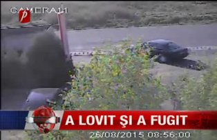 A lovit şi a fugit
