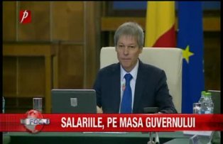 Salariile, pe masa Guvernului