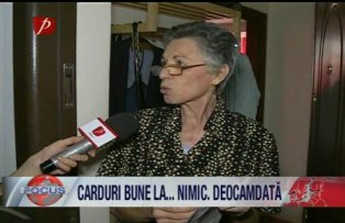 Carduri bune ... la nimic. Deocamdata
