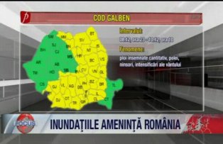 Inundatiile ameninta Romania