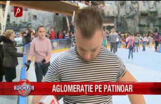 Aglomeratie pe patinoar