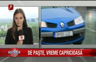 De Paşte, vreme capricioasă