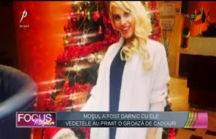 Moşul a fost darnic cu ele! Vedetele au primit o groază de cadouri