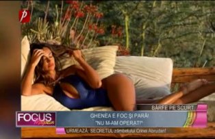 Ghenea e foc şi pară! "Nu m-am operat!"