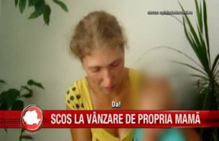 Scos la vanzare de propria mama