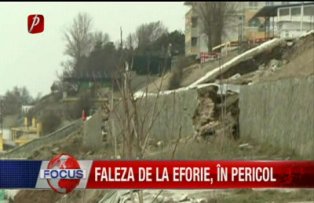 Faleza de la eforie, în pericol