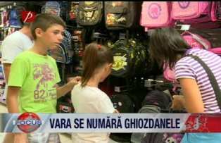 Vara se numara ghiozdanele