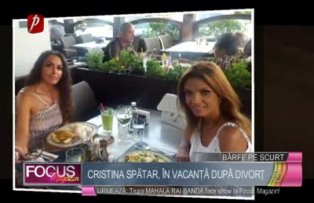 Cristina Spatar, in vacanta dupa divort
