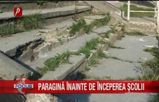 Paragina inainte de inceperea scolii