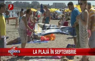 La plaja in septembrie