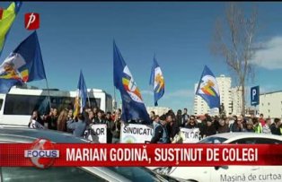 Marian Godina sustinut de colegi