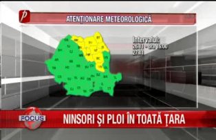 Ninsori si ploi in toata tara