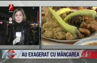 Au exagerat cu mancarea