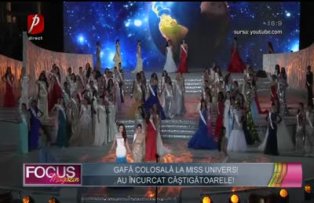 Gafă colosală la Miss Univers! Au încurcat câştigătoarele!