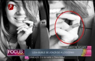 Lidia Buble se joacă de-a logodna!