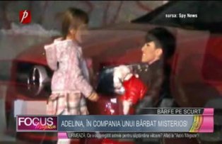 Adelina, in compania unui barbat misterios