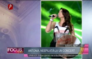 Antonia, neepilată la un concert