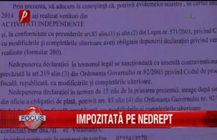 Impozitată de nedrept