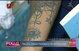 Tatuaje cu semnificaţie: Raluca Zenga pasionată de astrologie