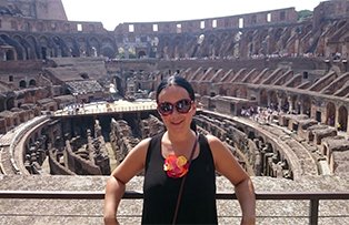 Magda Vasiliu Stoian, fermecata de Italia