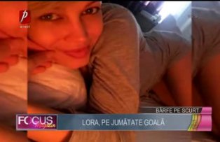 Lora, pe jumătate goală