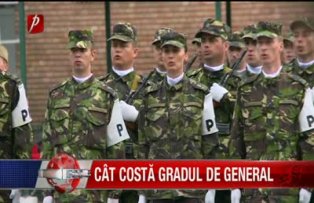 Cât costă gradul de general?
