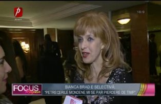 Bianca Brad e selectivă: "Petrecerile mondene mi se par pierdere de timp"