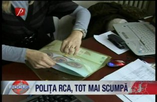 Polita RCA tot mai scumpa