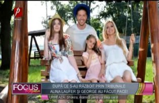 După ce s-au războit prin tribunale, Alina Laufer şi George au făcut pace!