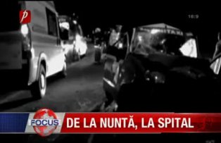 De la nuntă la spital