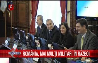 Romania mai multi militari in razboi