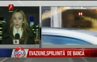 Evaziune,sprijinită  de bancă