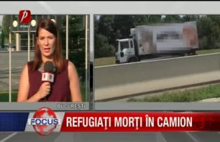 Refugiaţi morţi în camion