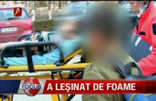 A lesinat de foame