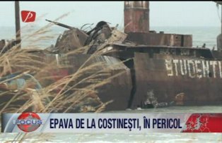 Epava de la Costinesti, in pericol