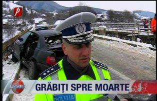 Grabiti spre moarte
